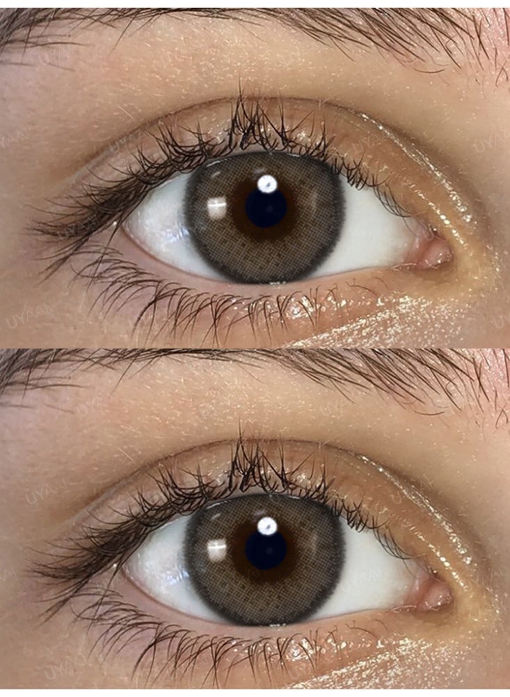 Athena Mist Natrual Contact Lenses, Unisex Cosmetic Contact Lenses, Natural Fashion Lenses. 42% Water - view 3